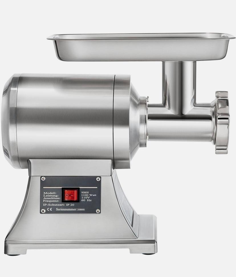 Fleischwolf elektrisch 850W Edelstahl