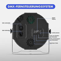 4x RGB LED Par-Lichter Bühnenbeleuchtung