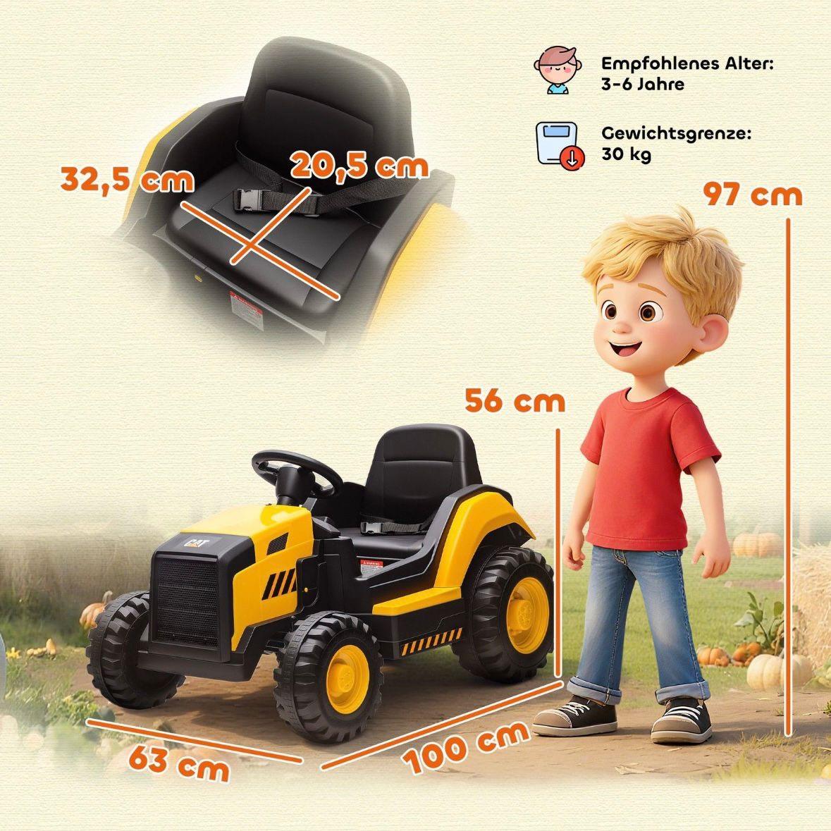 Kinder Elektro Traktor 12V Fernbedienung