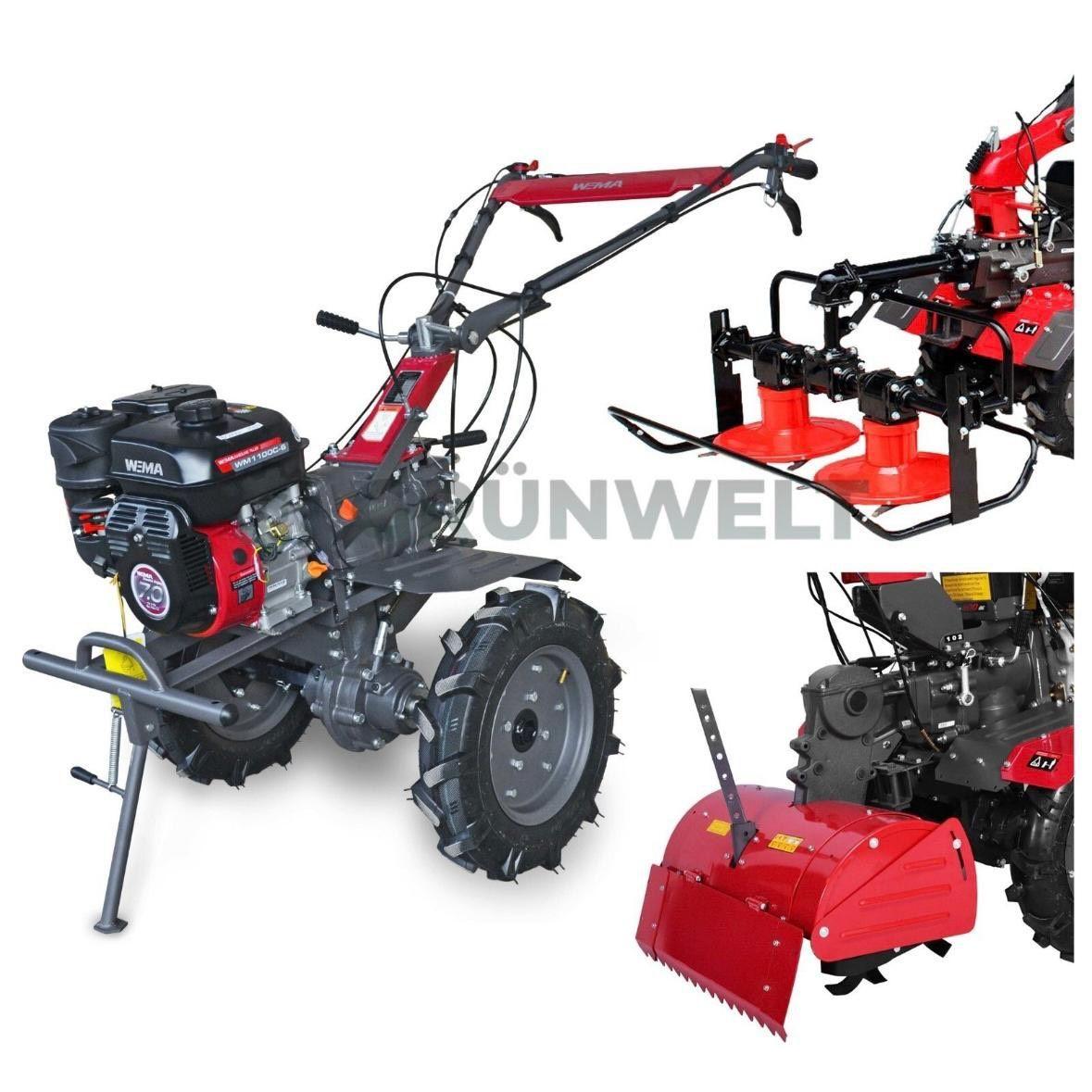Motorhacke WM1100C-6 DIFF 7PS Benzin Bodenfräse