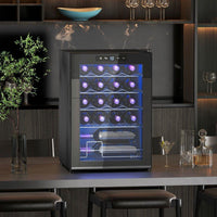 Weinkühlschrank 20 Flaschen 53L 5–18°C LED