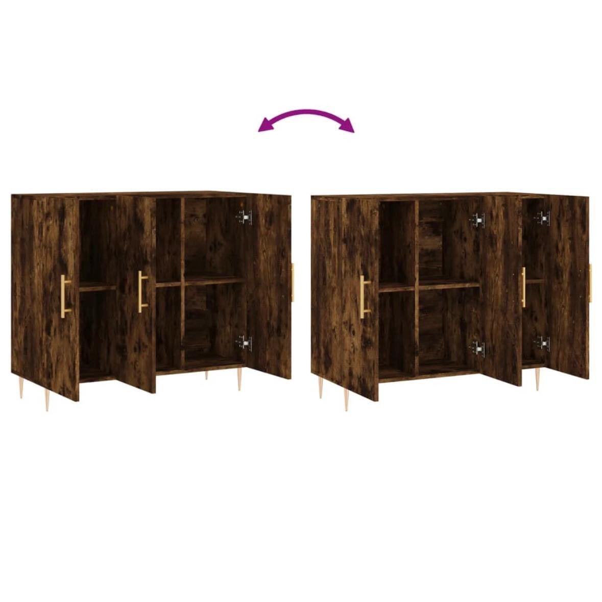 Sideboard im Altholz-Look mit Metallbeinen 90cm
