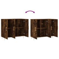 Sideboard im Altholz-Look mit Metallbeinen 90cm