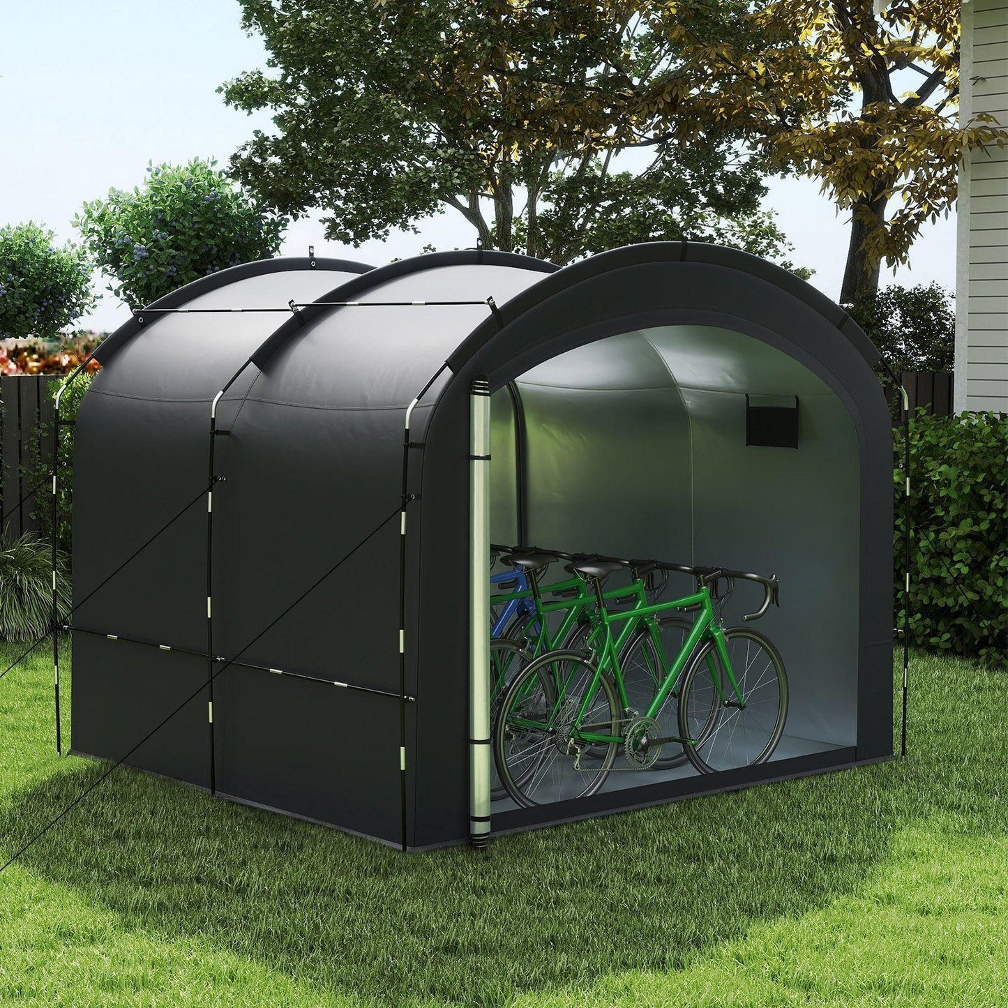 Fahrradgarage Zelt 8 Fahrräder