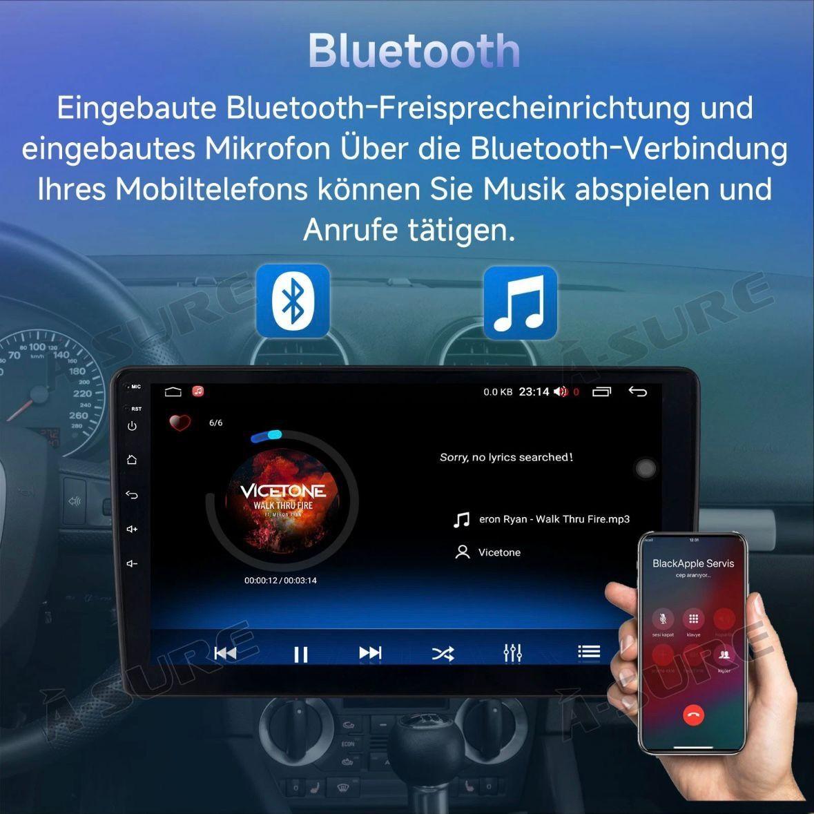 Android 14 Autoradio HD für Mercedes