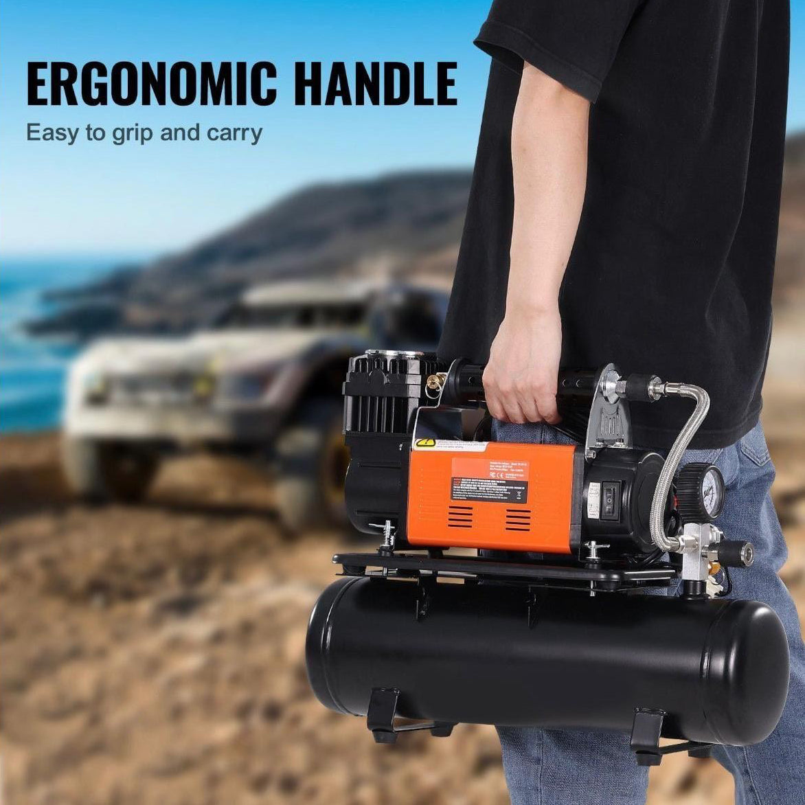 12V Luftkompressor 6L Tank Kompressor