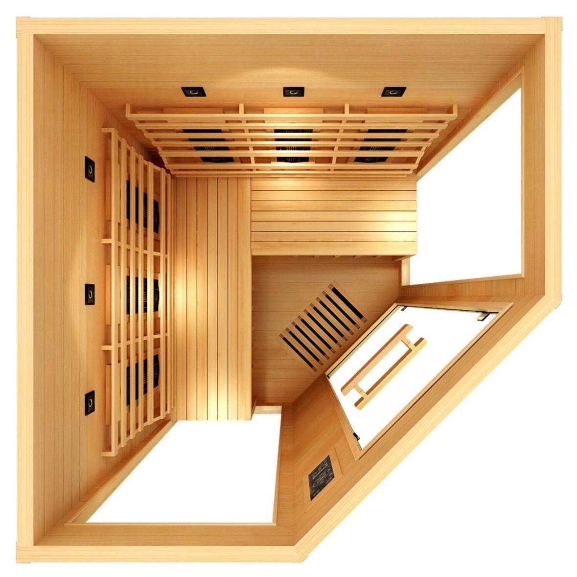Infrarotkabine MONTREAL 1–2 Personen Vollspektrum