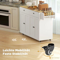 Kücheninsel/Küchenwagen auf Rollen flexibel & funktional
