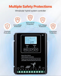 Solar Windkraft Set 12V 400W Windturbine