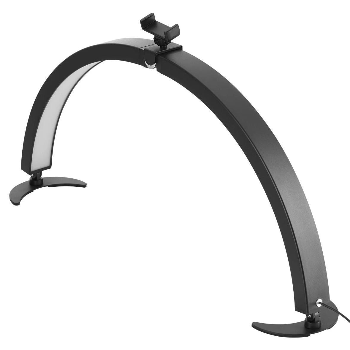 Halbmond LED Schreibtischlampe faltbar – dimmbar & einstellbar