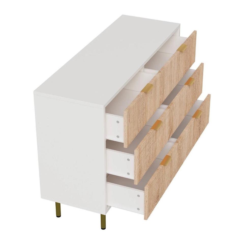 Kommode Schubladenkommode Schrank Holzoptik