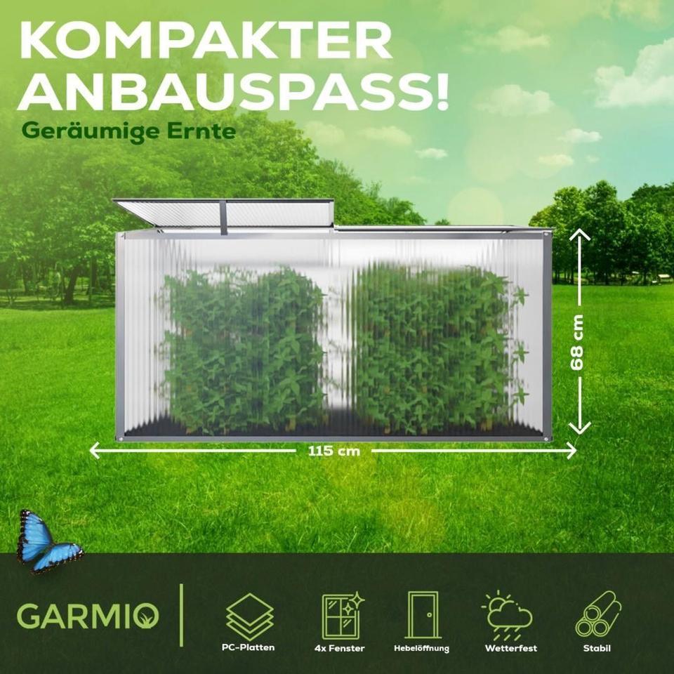 2er Set Gewächshaus Beet Frühbeet Gartenhaus