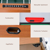 4in1 Tischkicker Kicker Tischfußball Kickertisch Spieltisch Air