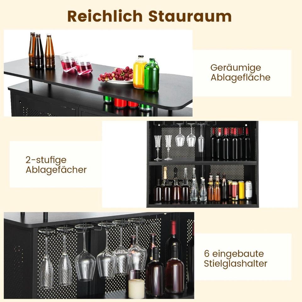 Bartisch Küche Küchentheke Gartenbar Theke 120cm