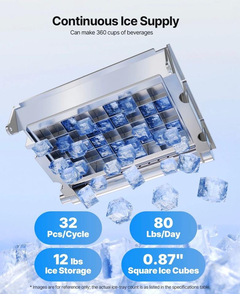 Kommerzieller Eiswürfelbereiter  Eiswürfelmaschine 36kg/Tag