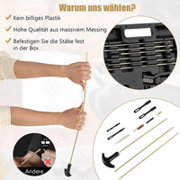 107tlg Waffenpflege Waffenreinigungsset Pistole Reinigungsset