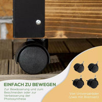 Hochbeet Rankgitter Blumenkasten Tannenholz Beet