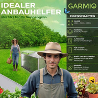 2er Set Gewächshaus Beet Frühbeet Gartenhaus