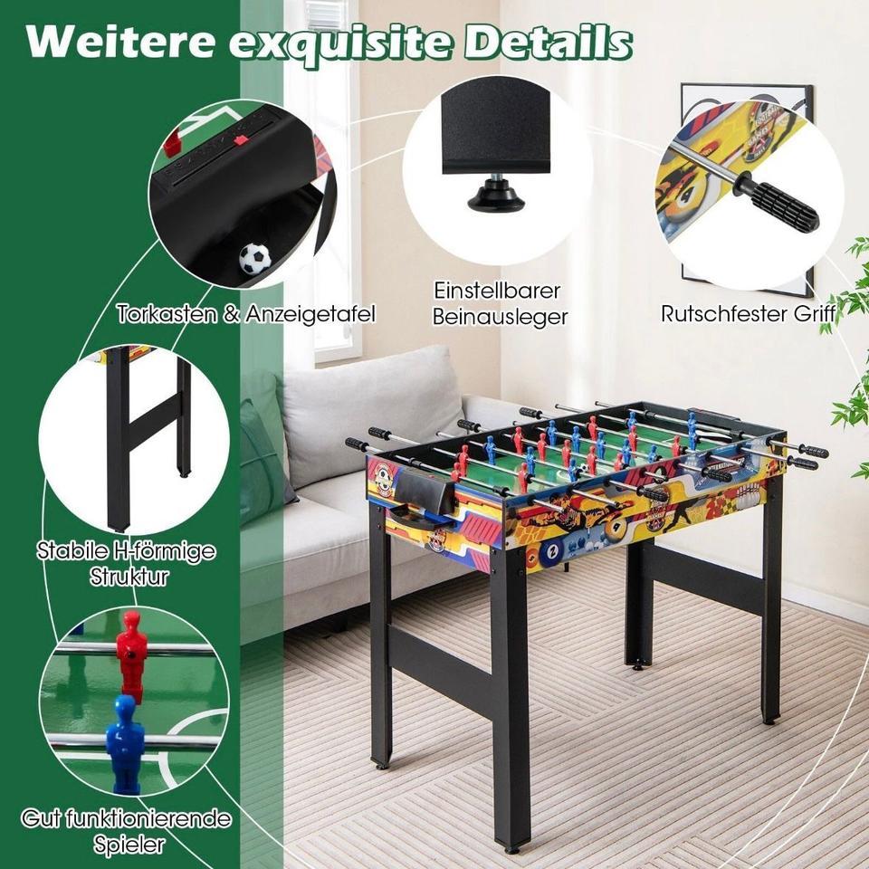Spieltisch Tischkicker Kickertisch Aktivitätstisch Tischfußball