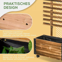 Hochbeet Rankgitter Blumenkasten Tannenholz Beet