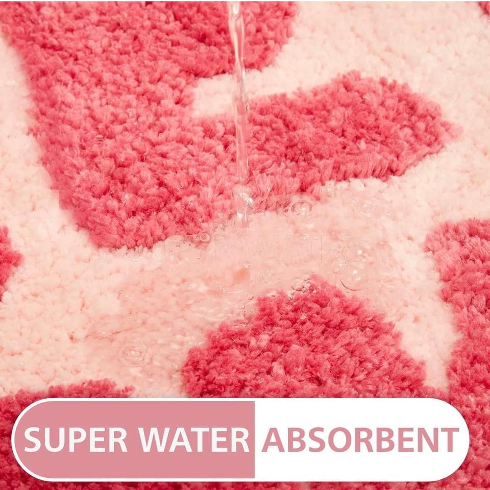 Badematte Get Naked Rosa rutschfest 79cm