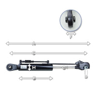 Hydraulischer Oberlenker Fanghaken 890 Kat 2 Traktor Schlepper