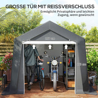 Carport Zeltgarage 3x3m Garagenzelt Zelt Belüftungsfenster Wasserdicht