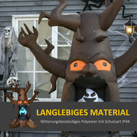 Halloween Aufblasbarer Baum Gespenst Garten Dekoration 240cm