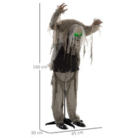 Halloween Animatronic Skelettgespenst 160cm Deko Skelett Geist
