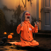 Halloween Gefangener Geist Deko Animatronik Beweglich Soundeffekte
