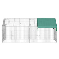 Freigehege Kleintiergehege Laufgitter Meerschweinchen 220x103x103cm