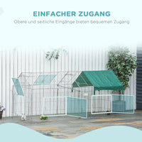 Freigehege Kleintiergehege Laufgitter Meerschweinchen 220x103x103cm