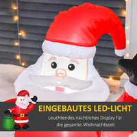 Aufblasbarer Weihnachtsmann 120cm Outdoor Weihnachtsdekoration Gebläse