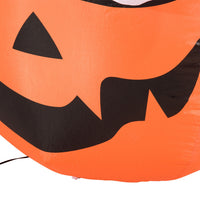 Halloween Aufblasbarer Kürbis Geist Gespenst Deko Figur LED 120x120x180cm