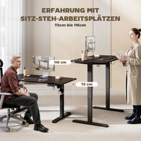 Stehpult Höhenverstellbar Computertisch Schreibtisch 140x70x116cm Tisch