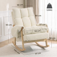 Schaukelstuhl Relaxstuhl Stuhl Möbel Wohnzimmer