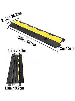 Kabelschutzrampe Kabelschutz 101x24,5x5cm Traglast 4,9t Kabelkanal