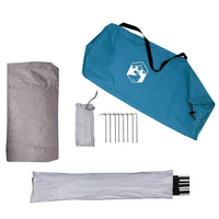Beistellzelt Lagerzelt Umkleidezelt Campingzelt 220x79x155cm Wasserdicht
