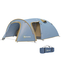 Campingzelt 4 Personen Wasserdicht Tunnelzelt Camping Outdoor Zelt