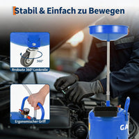 Ölauffangwagen 30L Ölablassgerät Höhenverstellbar 70-157cm Auffangbehälter