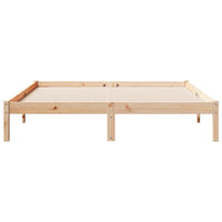 Massivholzbett Kiefernholz Einzelbett Holzbett 140x210cm