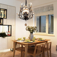 Kristall Deckenleuchte LED Kronleuchter Deckenlampe Schlafzimmer Lampe