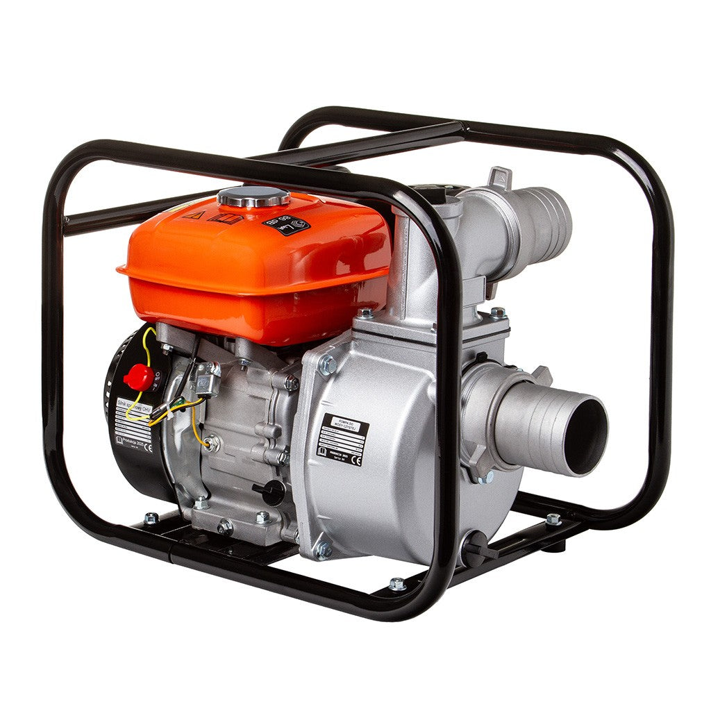 Benzin Wasserpumpe Motorpumpe 7PS 1000L/min Schmutzwasserpumpe
