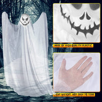 Halloween Geist Skelett Hängedeko 330cm Gruseldeko Horror Party Dekoration
