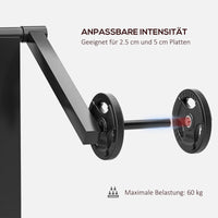 Bizeps Trizeps Curl Maschine Beinstrecker 5-fach Verstellbar Kunstleder