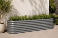 Hochbeet Pflanzbeet Stahl Verzinkt 152x40x36cm Garten Beet