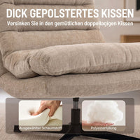 Relaxsessel Hocker Drehbar 360° Höhenverstellbar Loungesessel