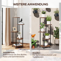5-Etagen Pflanzenständer Blumenständer Pflanzenregal Regal