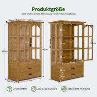 Gartenschrank Gerätehaus Geräteschuppen 58x107x180 cm