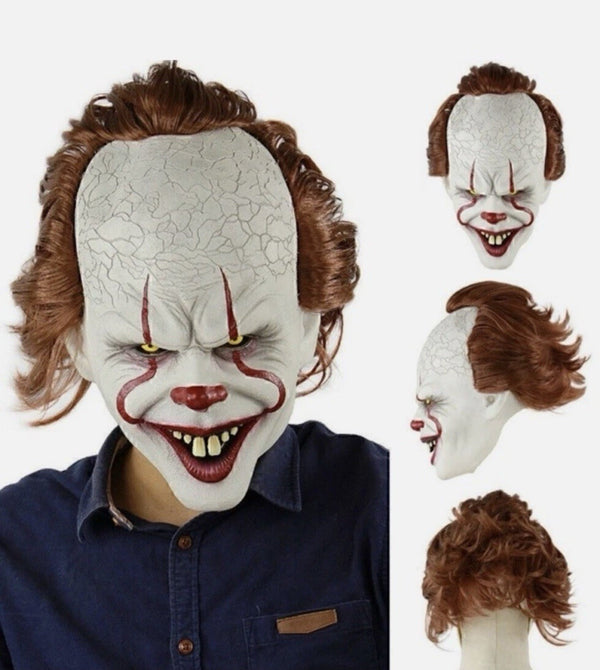 Halloween Horror Clown Maske Pennywise Kostüm